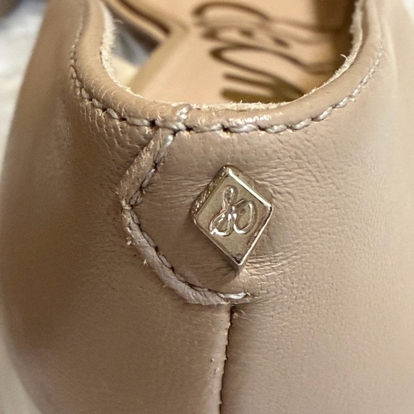 SAM EDELMAN, Women's Beige Leather Shoes Sz 9.5M - Picture 7 of 9